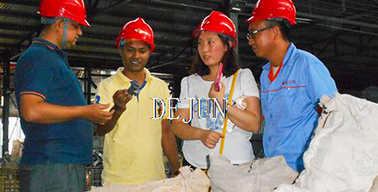 孟加拉客户十分满意我厂玛钢管件的生产及工艺